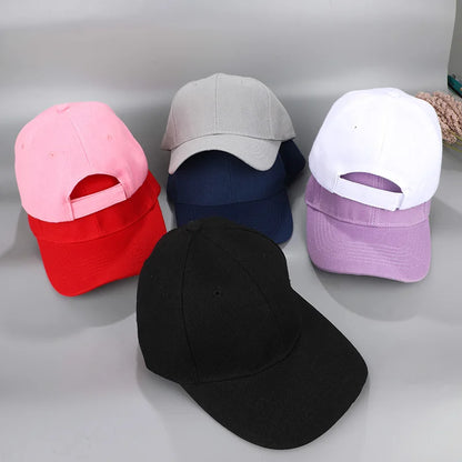 Solid Color Baseball Cap – Casual Adjustable Sports Hat