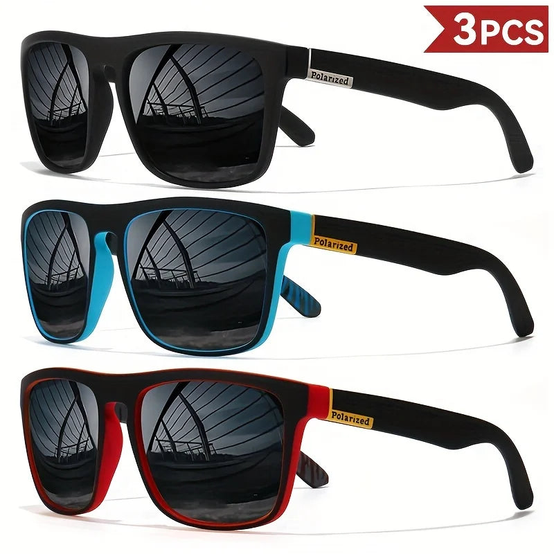 Vintage Square Polarized Sunglasses | UV400 Luxury