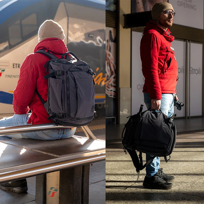 Multifunction Travel Backpack – Expandable Carry On Bag with Laptop Compartment