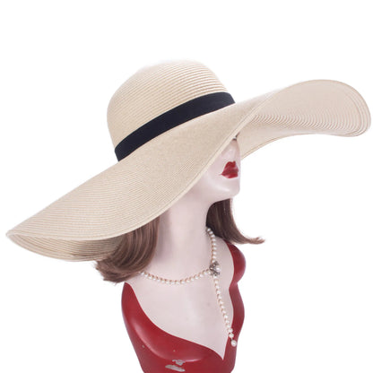 Women’s Oversized Wide Brim Floppy Sun Hat – Summer Beach Hat