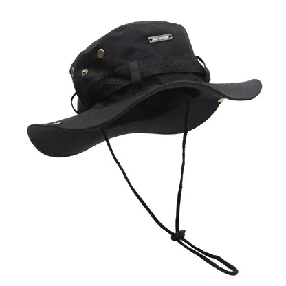 Wide Brim Outdoor Bucket Hat – UV Protection Fishing & Hiking Sun Hat
