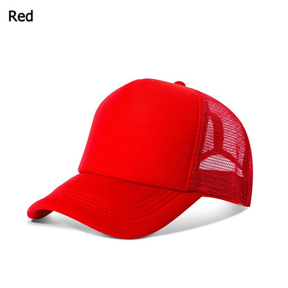 Blank Trucker Hat – Adjustable Mesh Baseball Cap for Men & Women