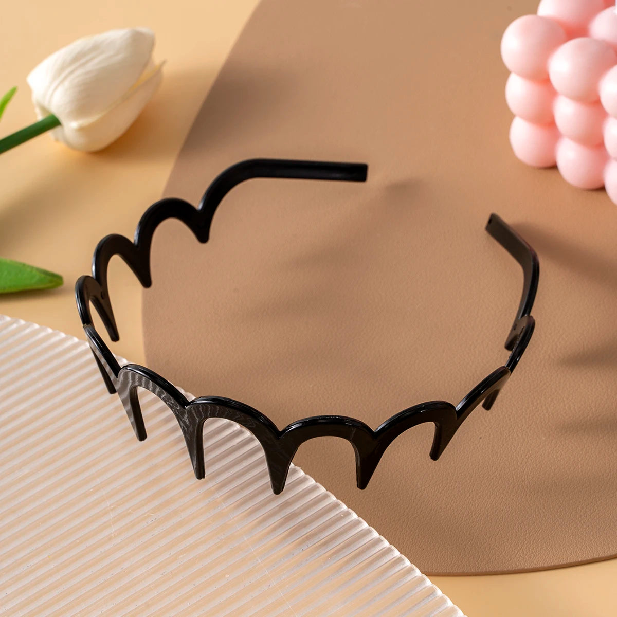 Wave Metal Headband – Vintage Zigzag Hair Hoop for Women Trendy Hair Accessory