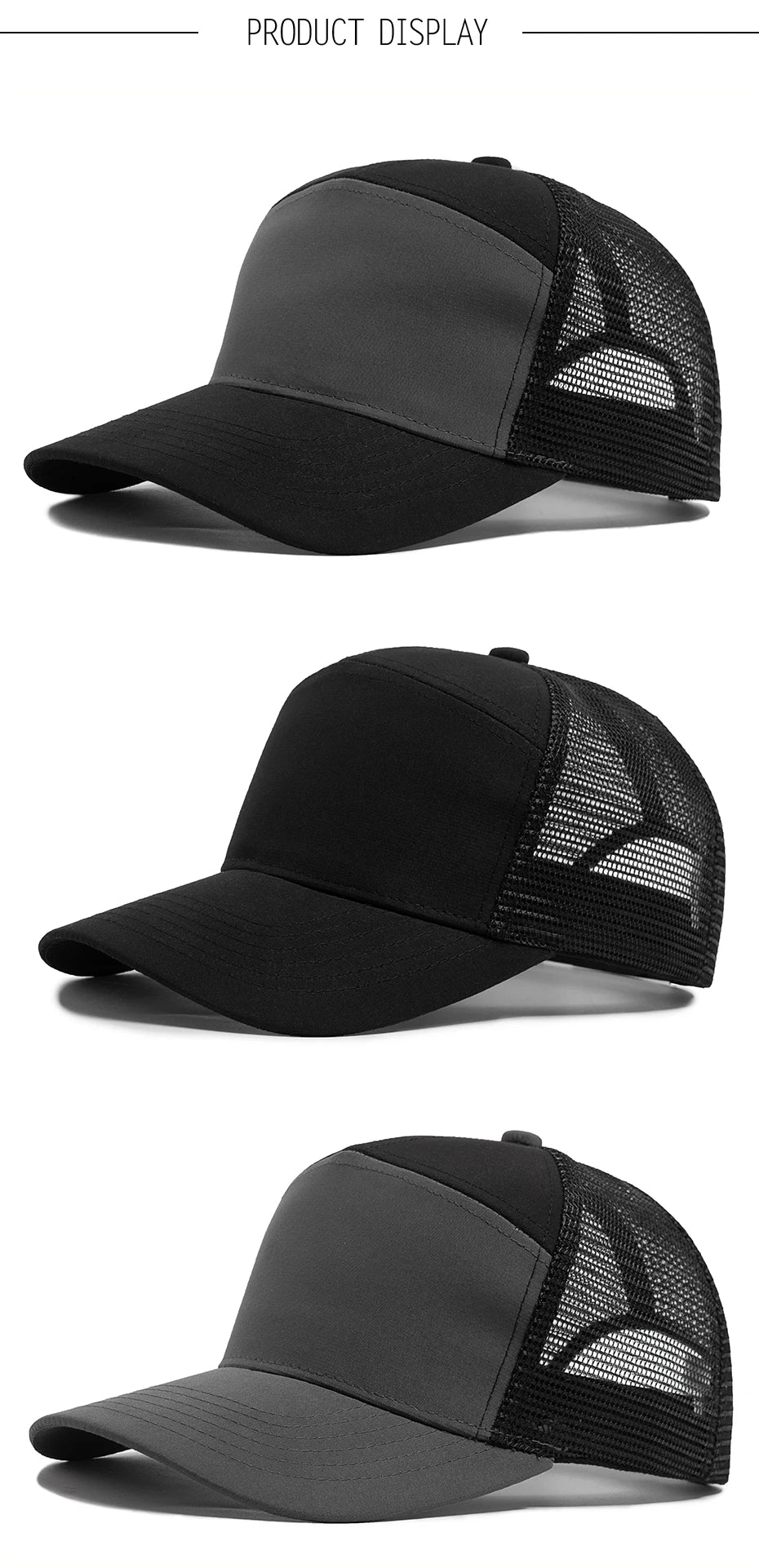 Classic Trucker Hat – Breathable Mesh Baseball Cap for Men & Women