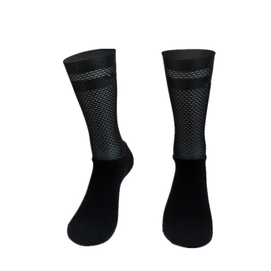 Breathable Mesh Cycling Socks – Lightweight Athletic Crew Sports Socks