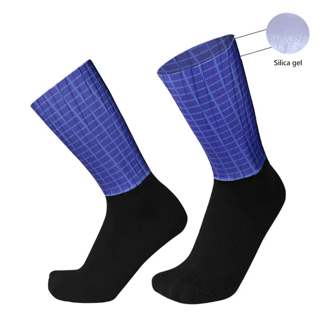 Breathable Mesh Cycling Socks – Lightweight Athletic Crew Sports Socks