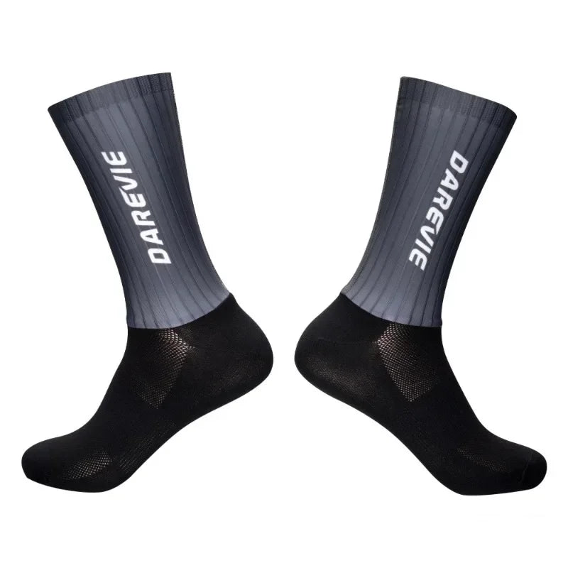 Cycling Compression Socks – Breathable Athletic Crew Socks for Running & Sports