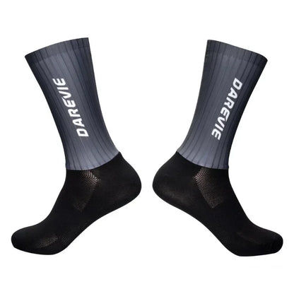 Cycling Compression Socks – Breathable Athletic Crew Socks for Running & Sports