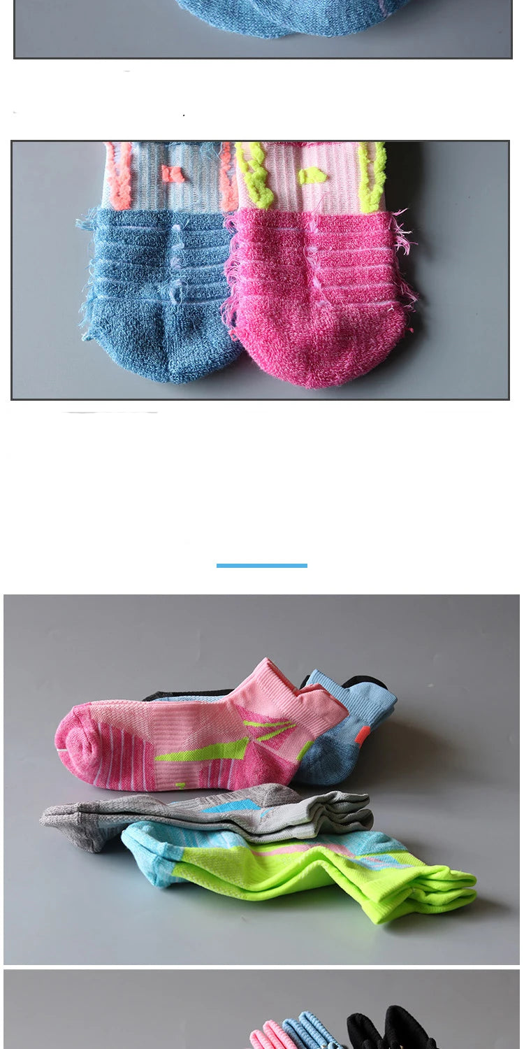 Performance Running Ankle Socks – Breathable Athletic Sports Socks