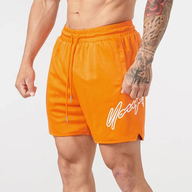 Men’s Casual Athletic Shorts – Lightweight Drawstring Gym Shorts Summer Streetwear for Men