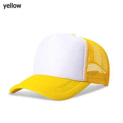 Blank Trucker Hat – Adjustable Mesh Baseball Cap for Men & Women