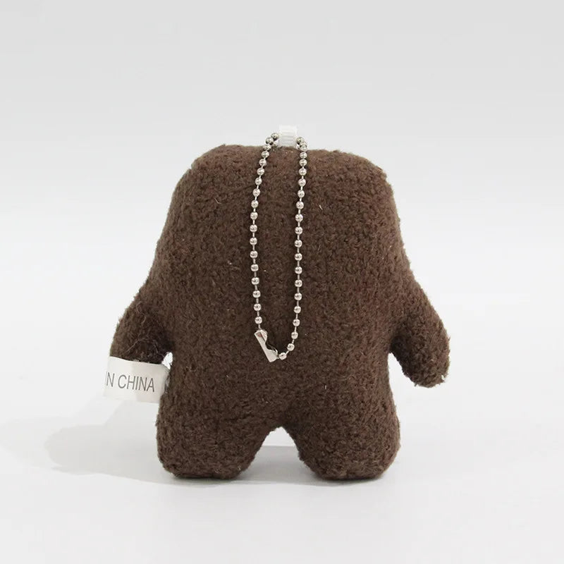 Cute Monster Plush Keychain – Kawaii Cartoon Bag Charm Keyring