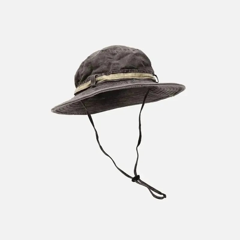 Wide Brim Outdoor Bucket Hat – UV Protection Fishing & Hiking Sun Hat