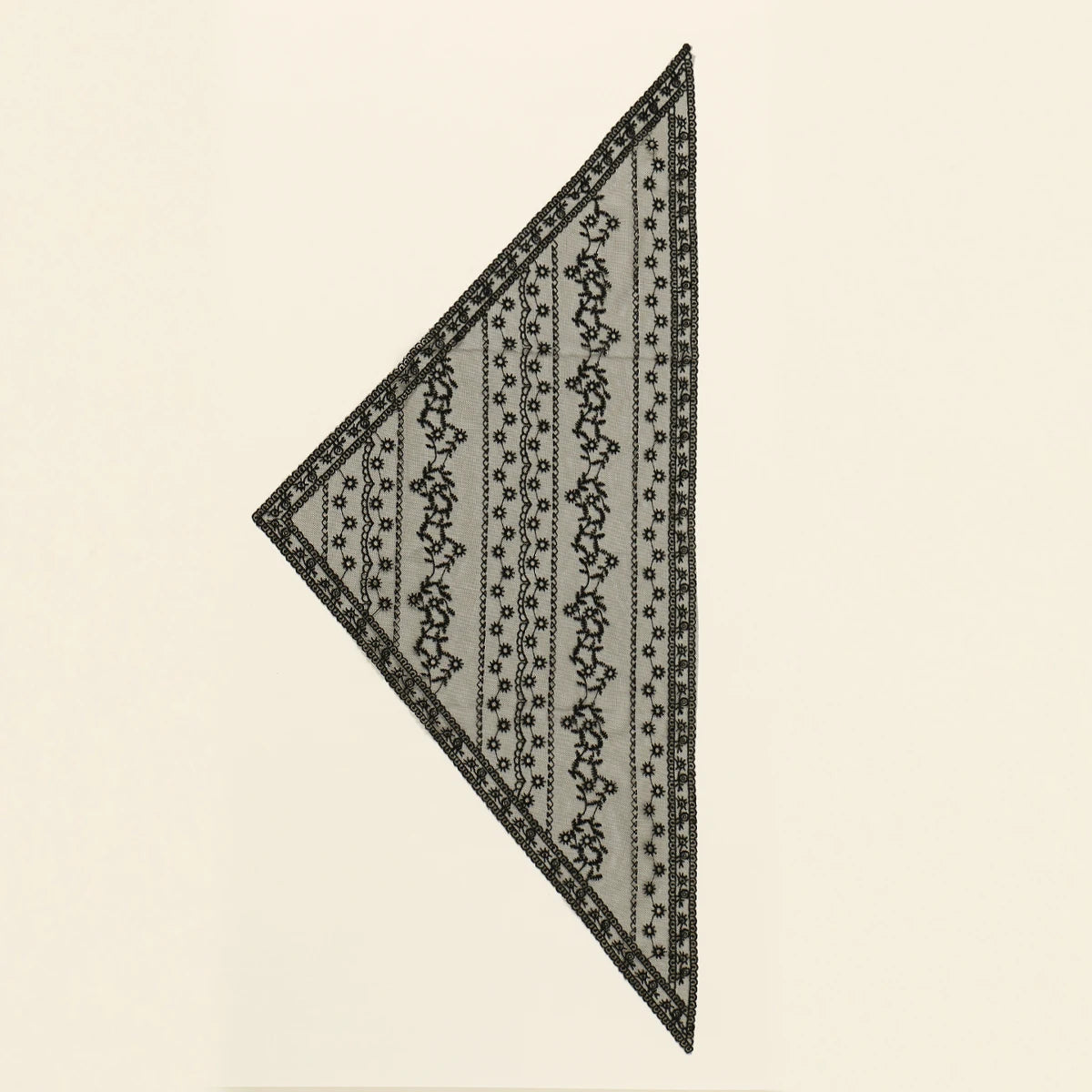 Fashion Ins Lace Hair Scarf Women Retro Triangle Hair Bands Vintage Triangular Headscarf Girls Elegant Headwear Hair Accessories