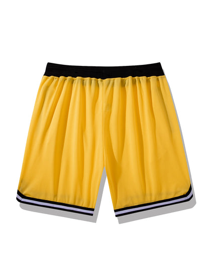 Men’s Chicago Basketball Shorts – Retro Athletic Mesh Shorts Casual Streetwear Sports Shorts for Men