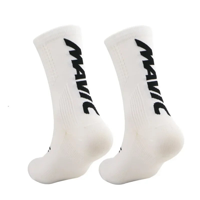 Compression Sports Crew Socks – Breathable Athletic Training Socks