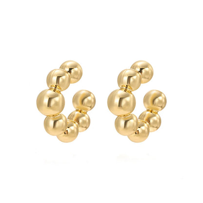 Chunky Hoop Earrings – Gold & Silver Statement Earrings
