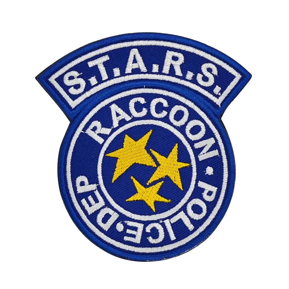 Raccoon Police Dep. Embroidered Patch | Tactical Hook & Loop Morale Badge