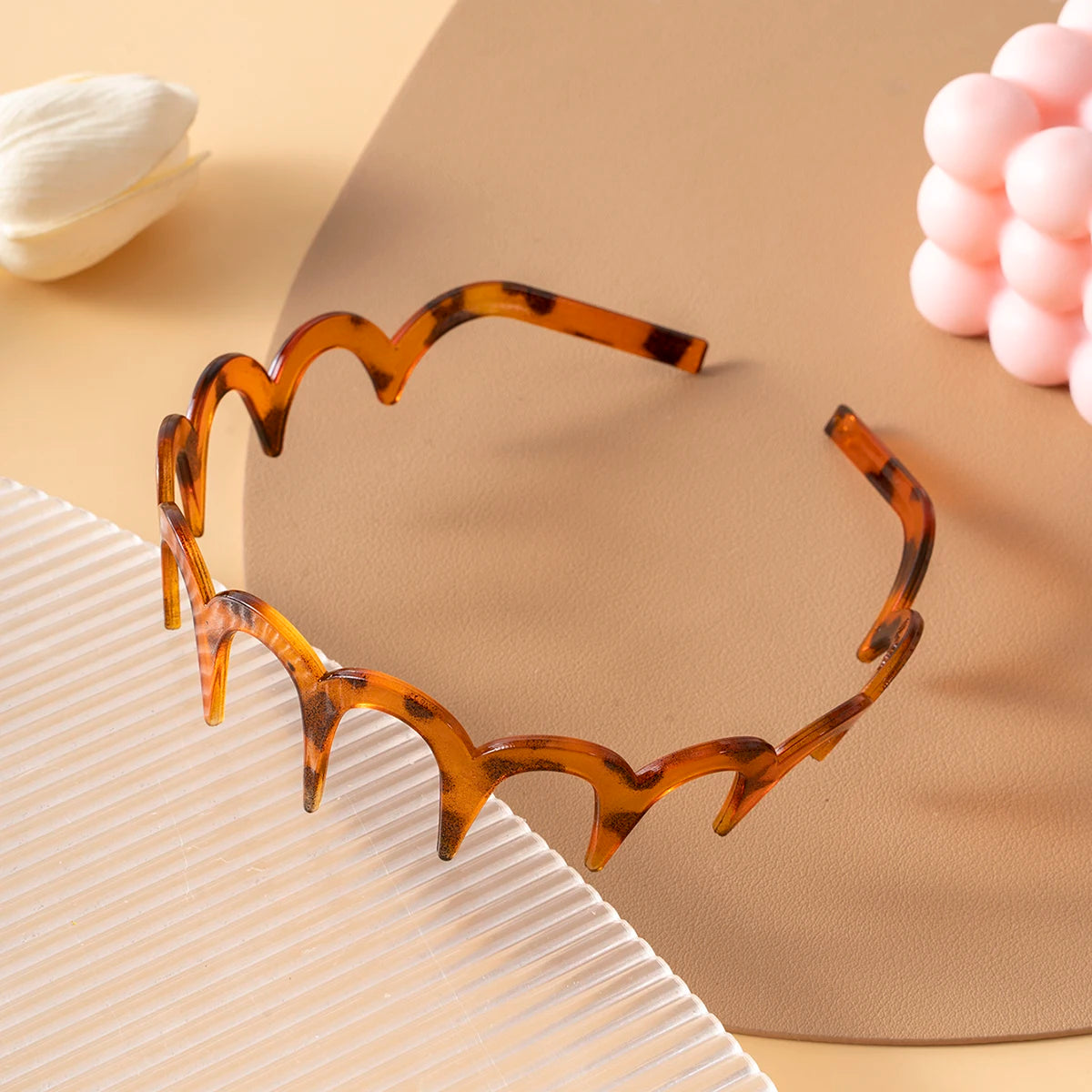 Wave Metal Headband – Vintage Zigzag Hair Hoop for Women Trendy Hair Accessory