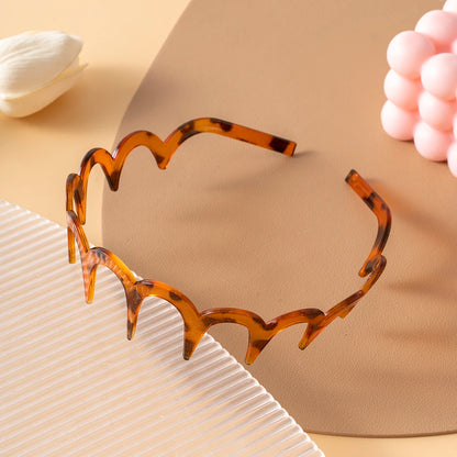 Wave Metal Headband – Vintage Zigzag Hair Hoop for Women Trendy Hair Accessory