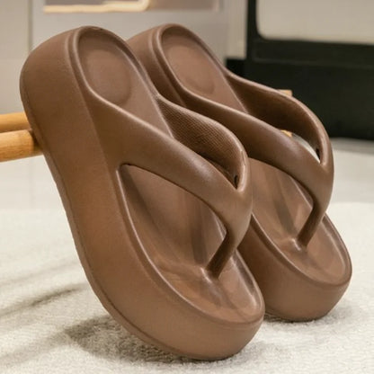Popular Chunky Platform Clip Toe Sandals 2026 Women New Thick Bottom Slip On Silppers EVA Anti-odorant Sandalias De Mujer 5cm