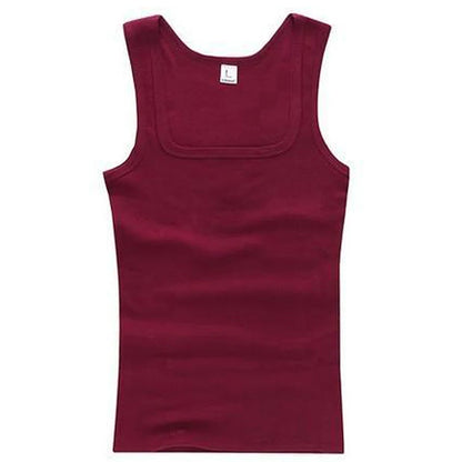 Men’s Ribbed Tank Top – Sleeveless Cotton Gym Shirt Casual Fitness Undershirt for Summer