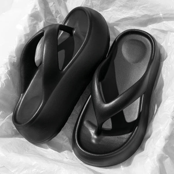 Popular Chunky Platform Clip Toe Sandals 2026 Women New Thick Bottom Slip On Silppers EVA Anti-odorant Sandalias De Mujer 5cm