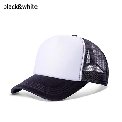 Blank Trucker Hat – Adjustable Mesh Baseball Cap for Men & Women