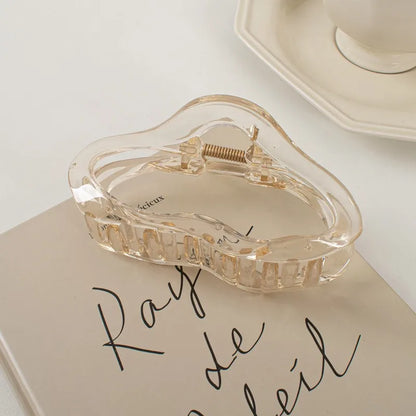 Abstract Acrylic Hair Claw Clips – Minimalist Hollow Jaw Clips for Women Trendy Hair Accessories