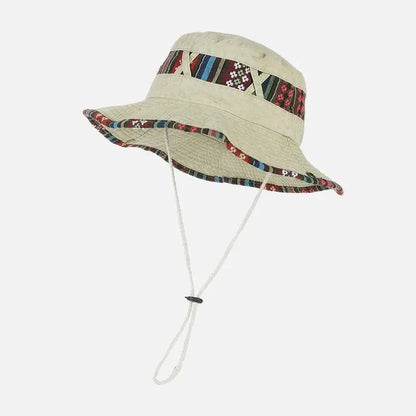 Wide Brim Outdoor Bucket Hat – UV Protection Fishing & Hiking Sun Hat
