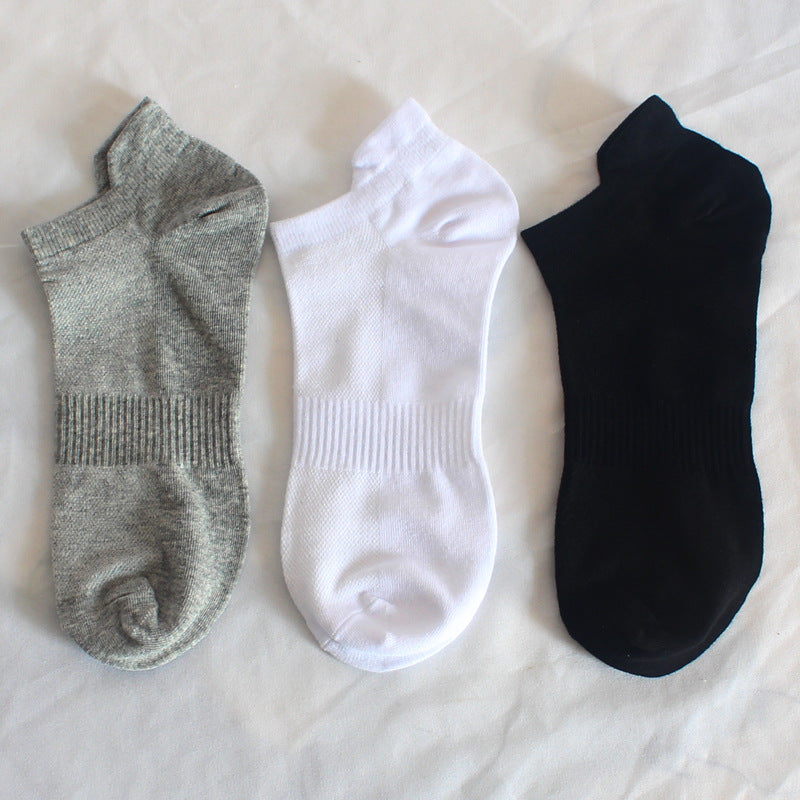 Men’s Low Cut Ankle Socks – Breathable Cotton No Show Socks Pack