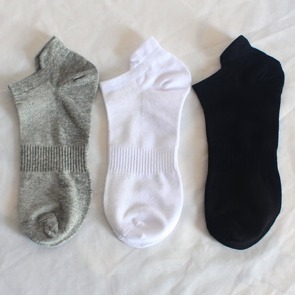 Men’s Low Cut Ankle Socks – Breathable Cotton No Show Socks Pack
