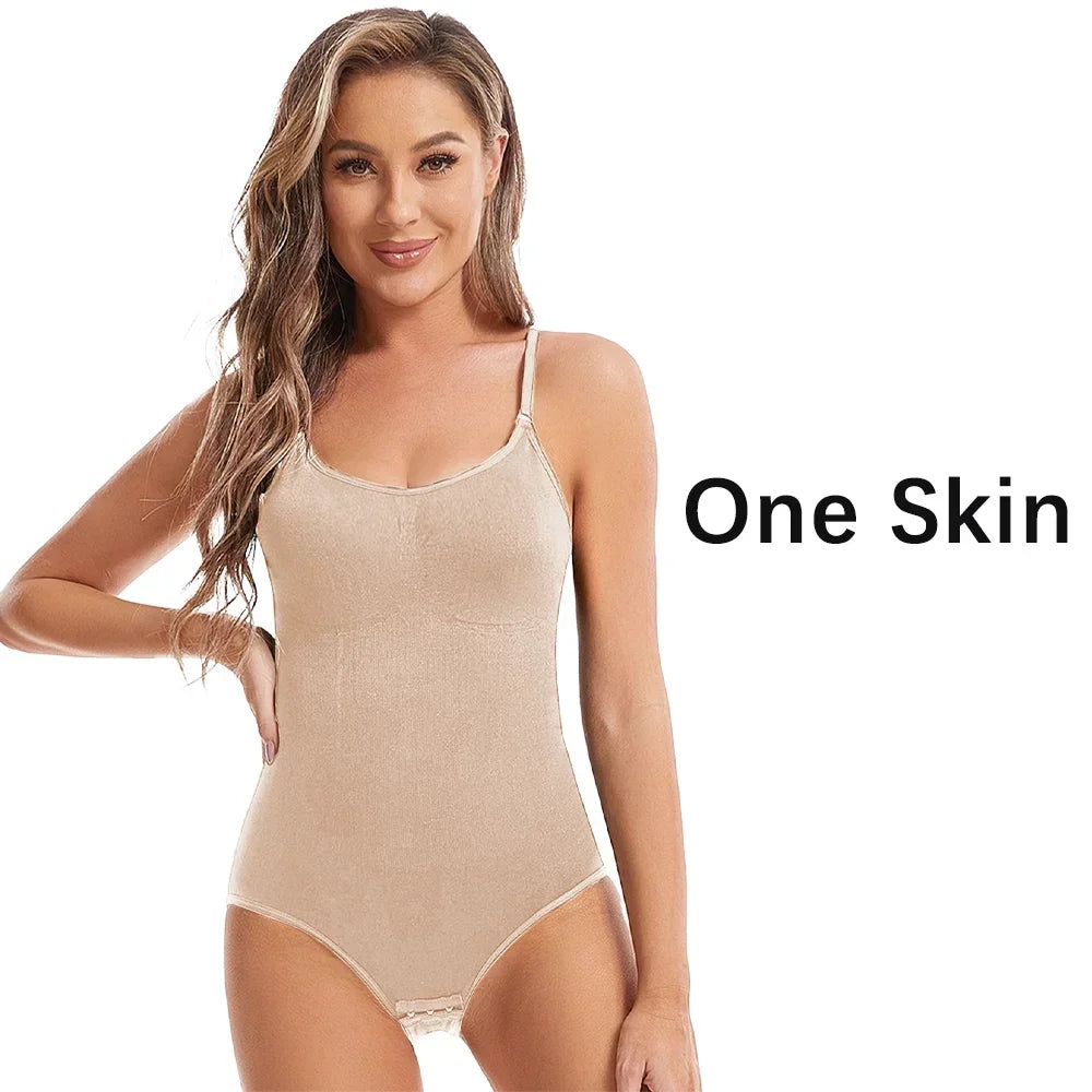 Women Sexy Shapewear Seamless Slimming Butt Lifter Shaper Smooth Out Bodysuit Open Crotch High Elastic Body Suits