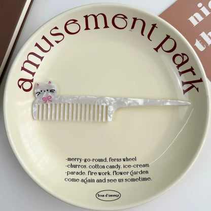 Cute Animal & Fruit Hair Comb Collection – Kawaii Acetate Detangling Comb for Women, Kids & Aesthetic Accessories