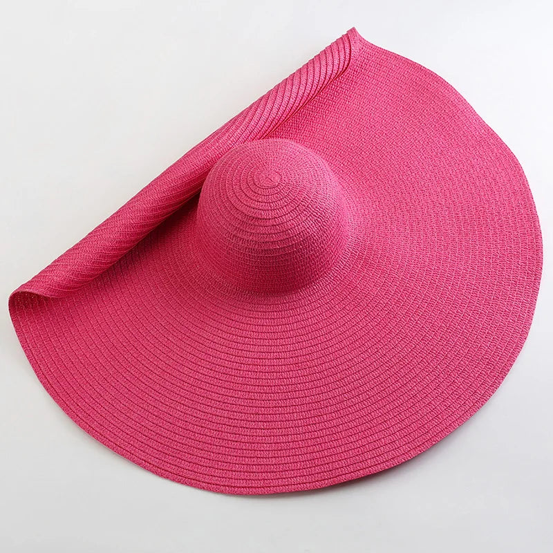 Women’s Extra Wide Brim Floppy Sun Hat – Oversized Beach Hat