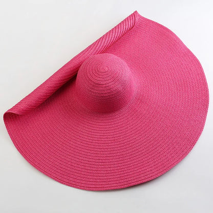 Women’s Extra Wide Brim Floppy Sun Hat – Oversized Beach Hat