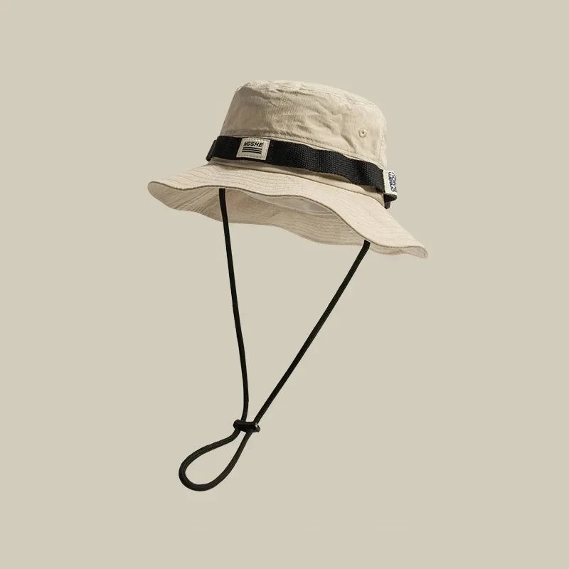 Wide Brim Outdoor Bucket Hat – UV Protection Fishing & Hiking Sun Hat