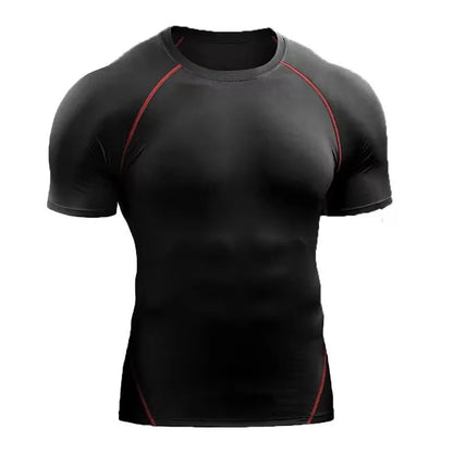Men’s Compression Workout Shirt – Short Sleeve Athletic Gym T-Shirt for Running & Fitness