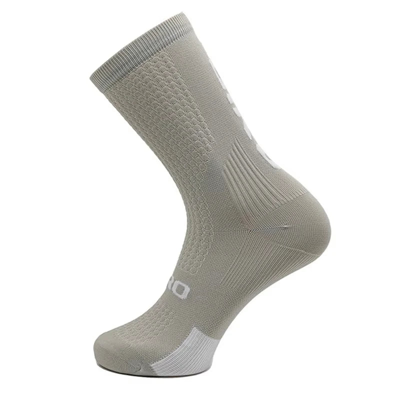 5 Pairs Compression Sports Crew Socks – Breathable Athletic Running & Training Socks