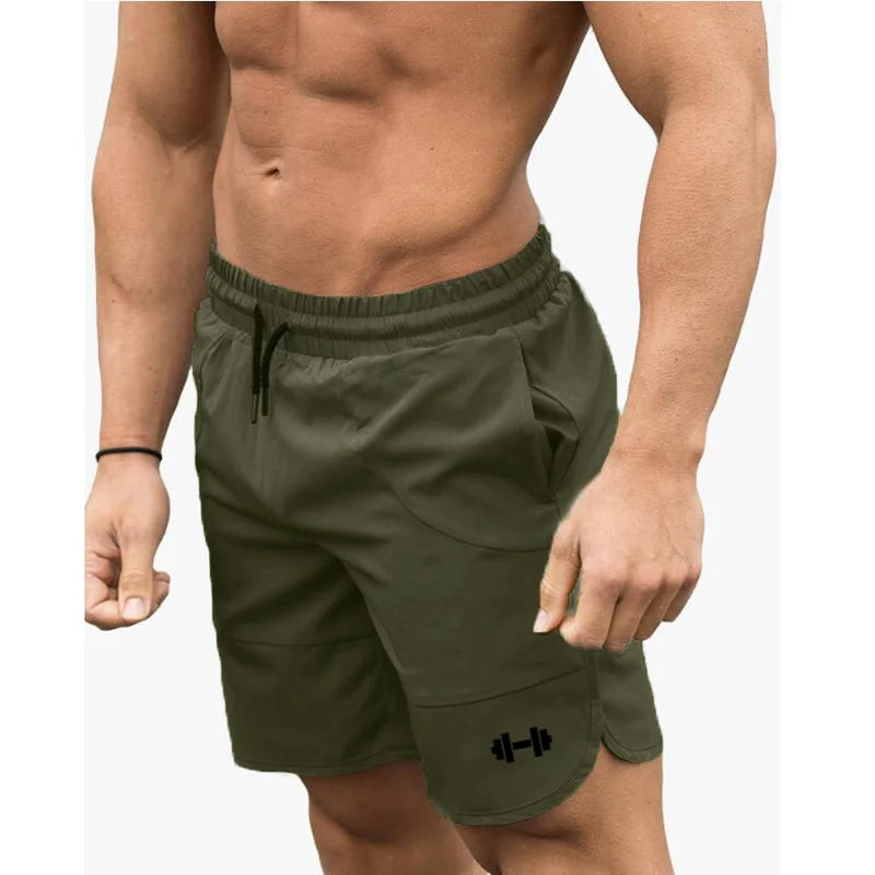 Men’s Gym Workout Shorts – Quick Dry Athletic Running Shorts with Drawstring Fitness Sportswear