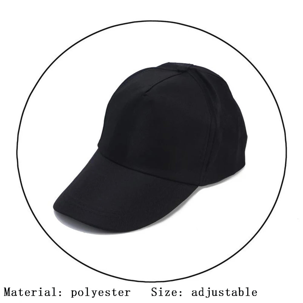 Solid Color Baseball Cap – Casual Adjustable Sports Hat