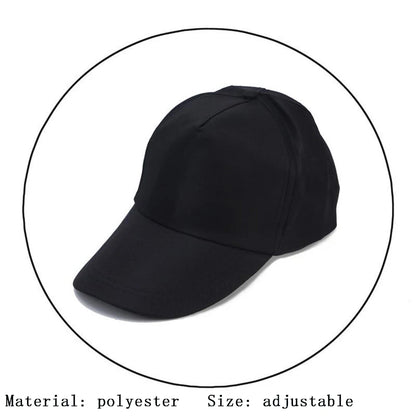 Solid Color Baseball Cap – Casual Adjustable Sports Hat