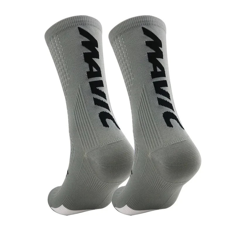 Compression Sports Crew Socks – Breathable Athletic Training Socks