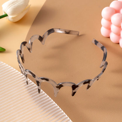Wave Metal Headband – Vintage Zigzag Hair Hoop for Women Trendy Hair Accessory