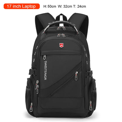 SWISSTSNGR Waterproof Backpack – Casual Laptop & College Bag