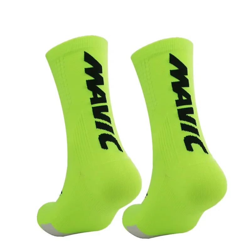 Compression Sports Crew Socks – Breathable Athletic Training Socks
