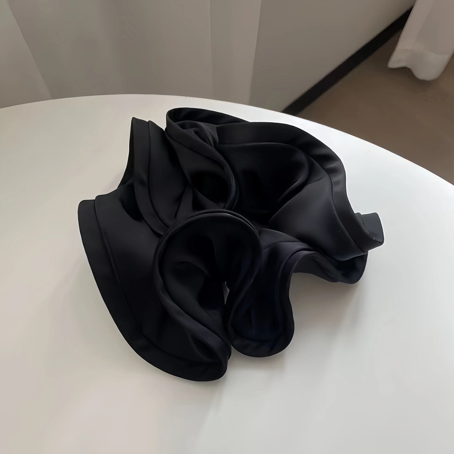 Oversized Satin Scrunchies – Large Soft Hair Ties for Women