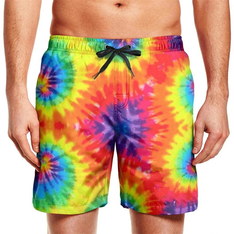 Men’s Quick Dry Swim Trunks – Summer Beach Shorts with Pockets