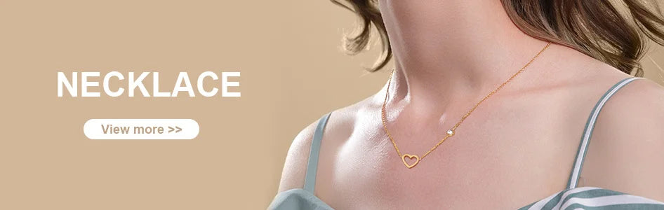 Dainty Gold Heart Necklace – Minimalist Tiny Heart Chain Necklace for Women