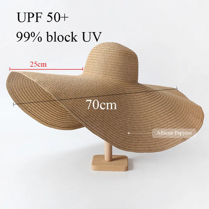 Women’s Extra Wide Brim Floppy Sun Hat – Oversized Beach Hat